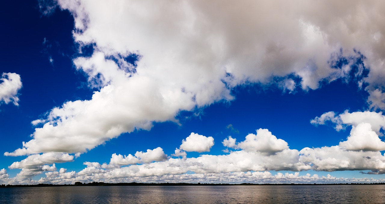 blue sky clouds free photo