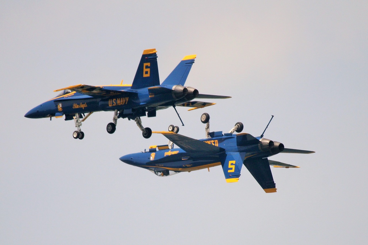 blue angel solos free photo