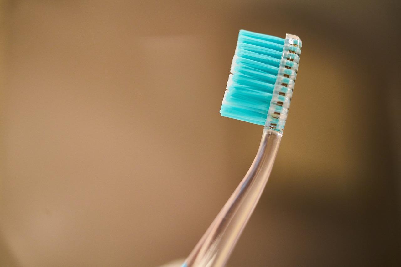 blue toothbrush clay free photo