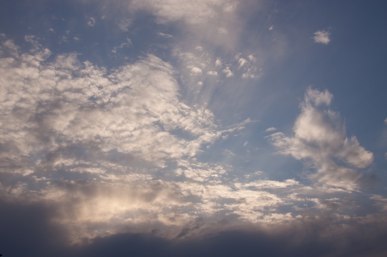 blue sky clouds free photo