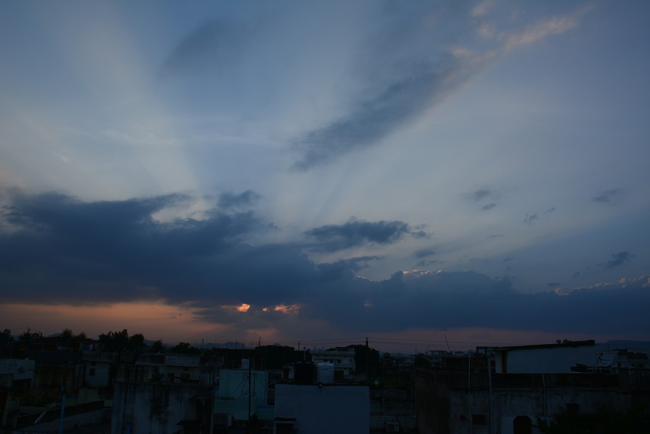 blue landscape sky free photo