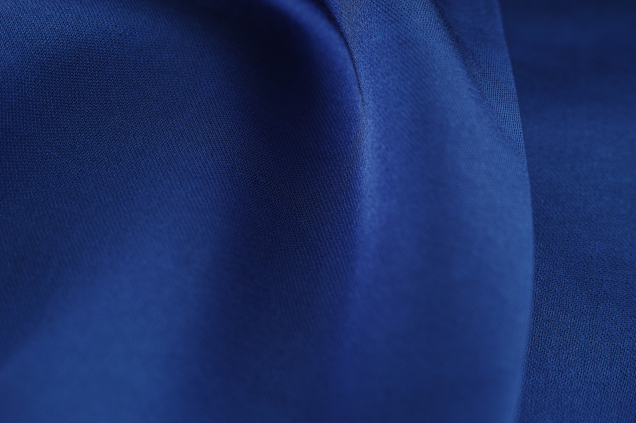 blue fabric texture free photo