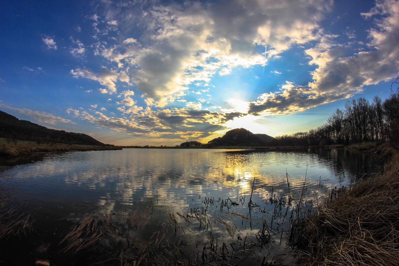 blue nature light free photo