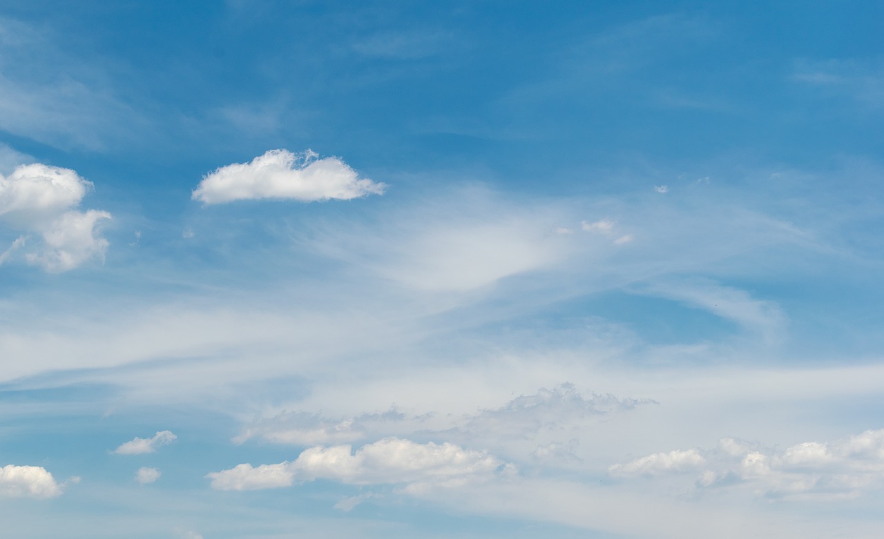 blue  sky  clouds free photo