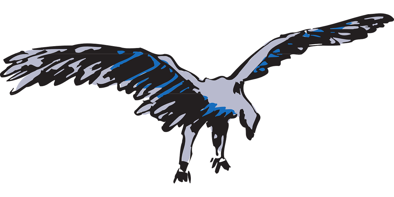 blue,bird,flying,silver,wings,feathers,fly,free vector graphics,free pictures, free photos, free images, royalty free, free illustrations, public domain