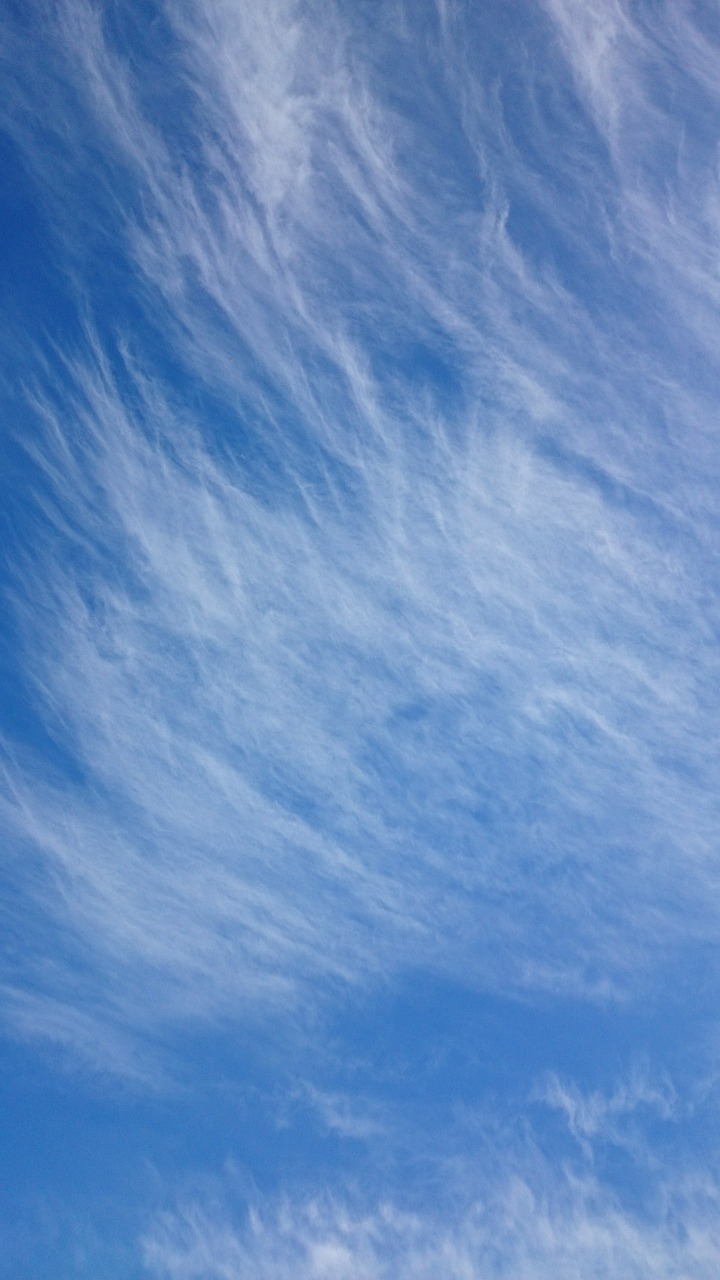 blue sky clouds free photo