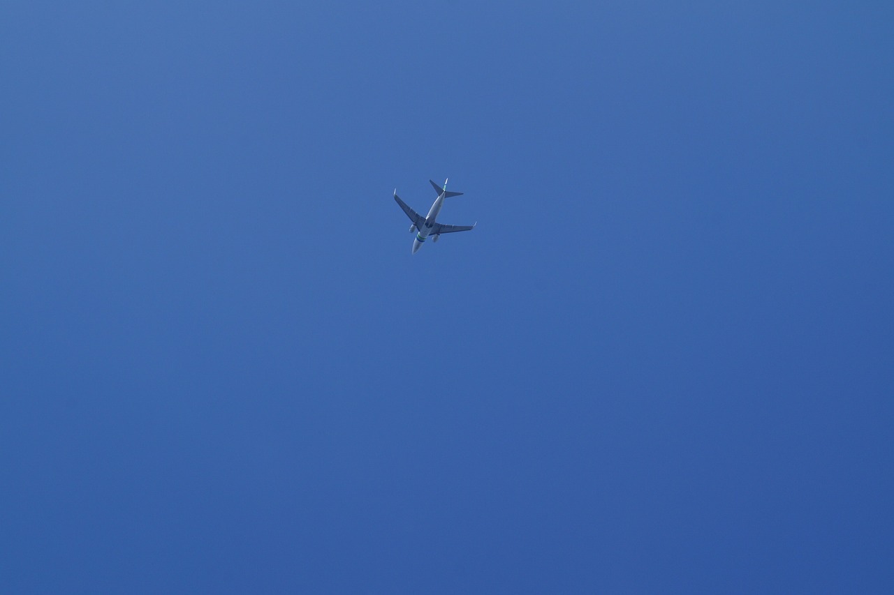 blue heaven aircraft free photo