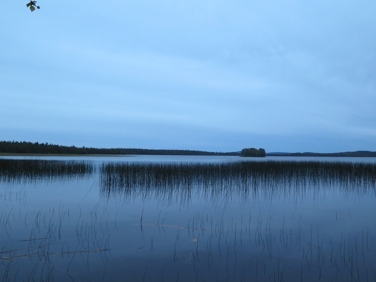 blue nature lake free photo