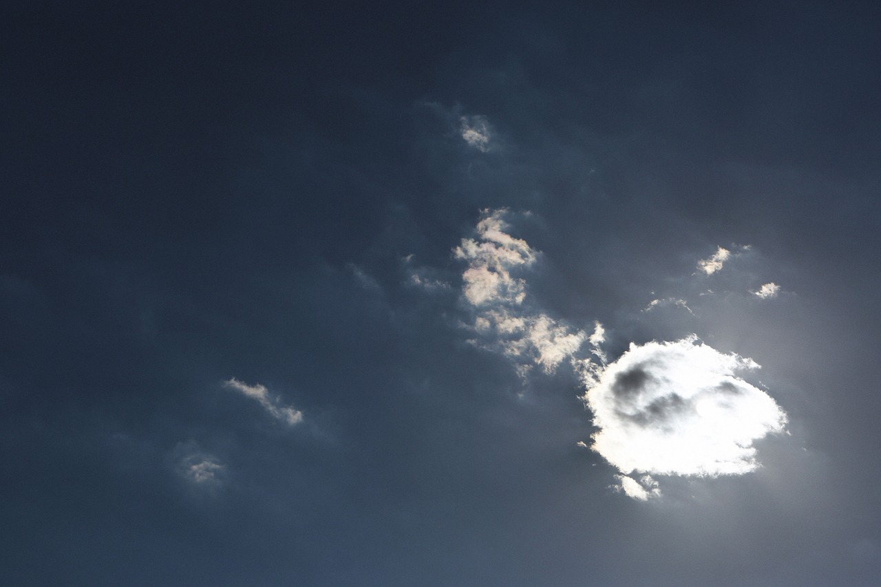 blue sky clouds free photo