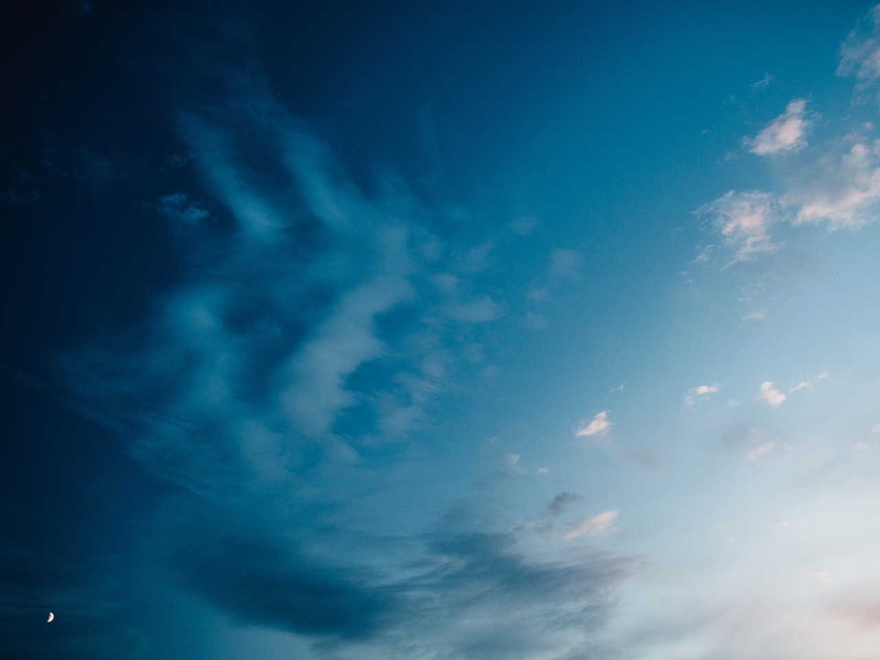 blue sky clouds free photo