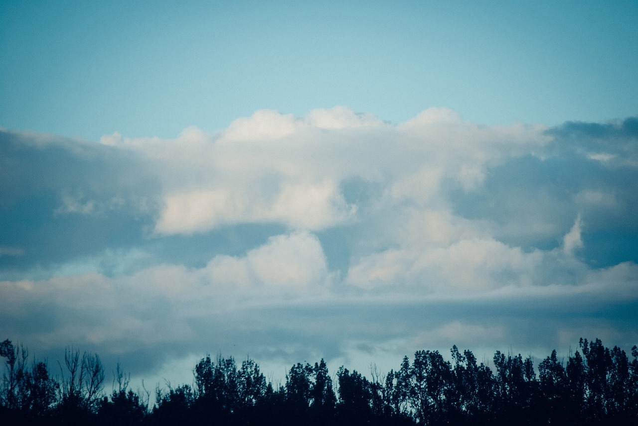 blue sky clouds free photo