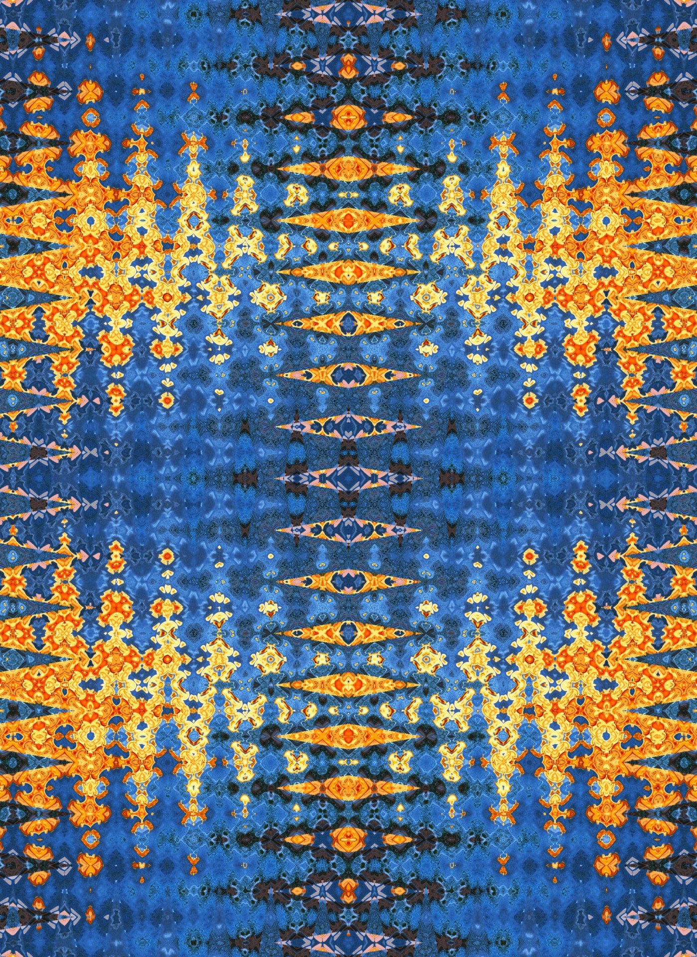 pattern fancy blue free photo