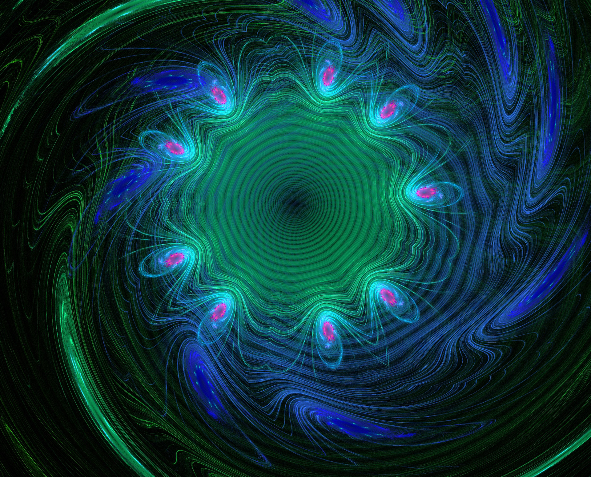 swirls fractal abstract free photo