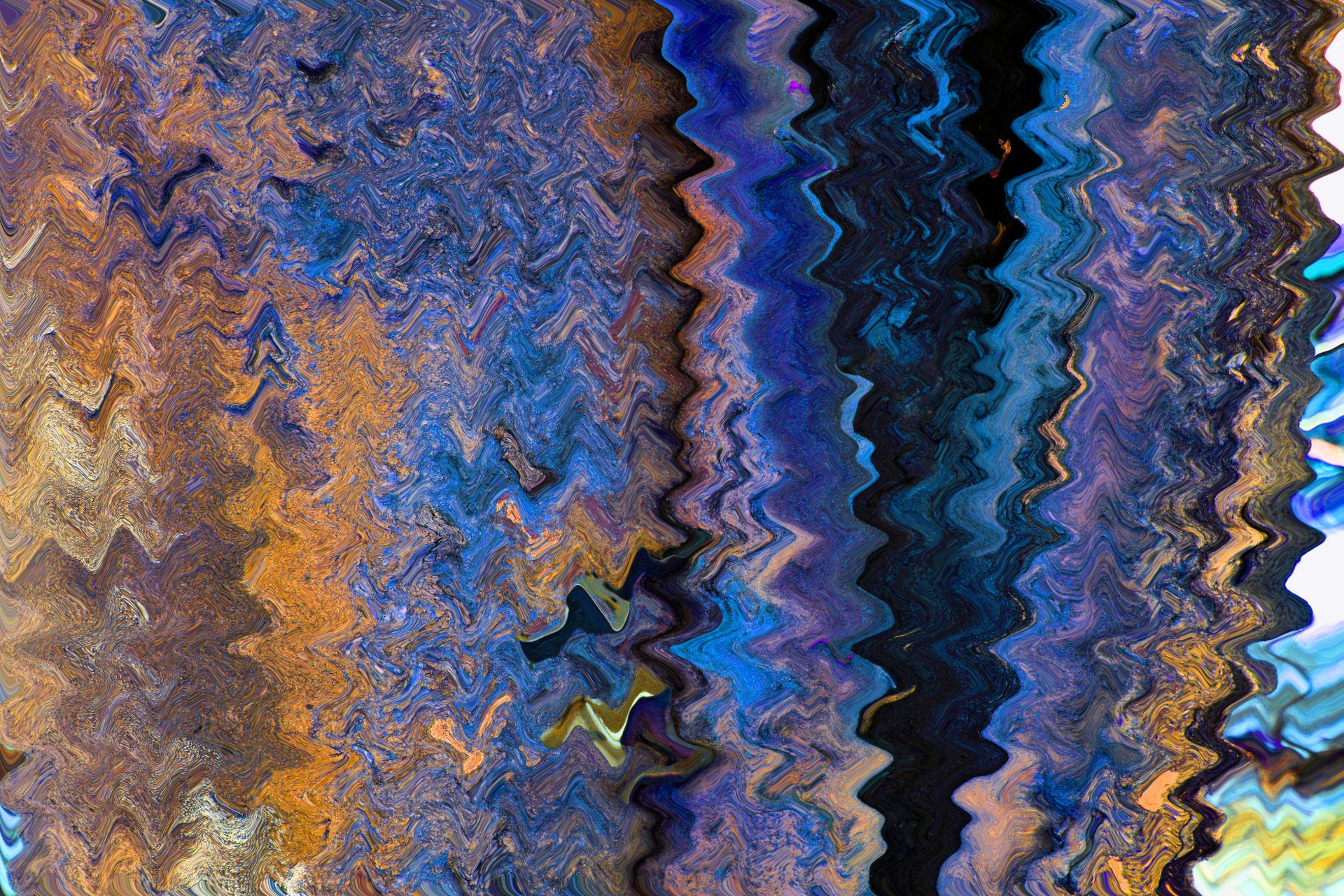 pattern waves blues free photo