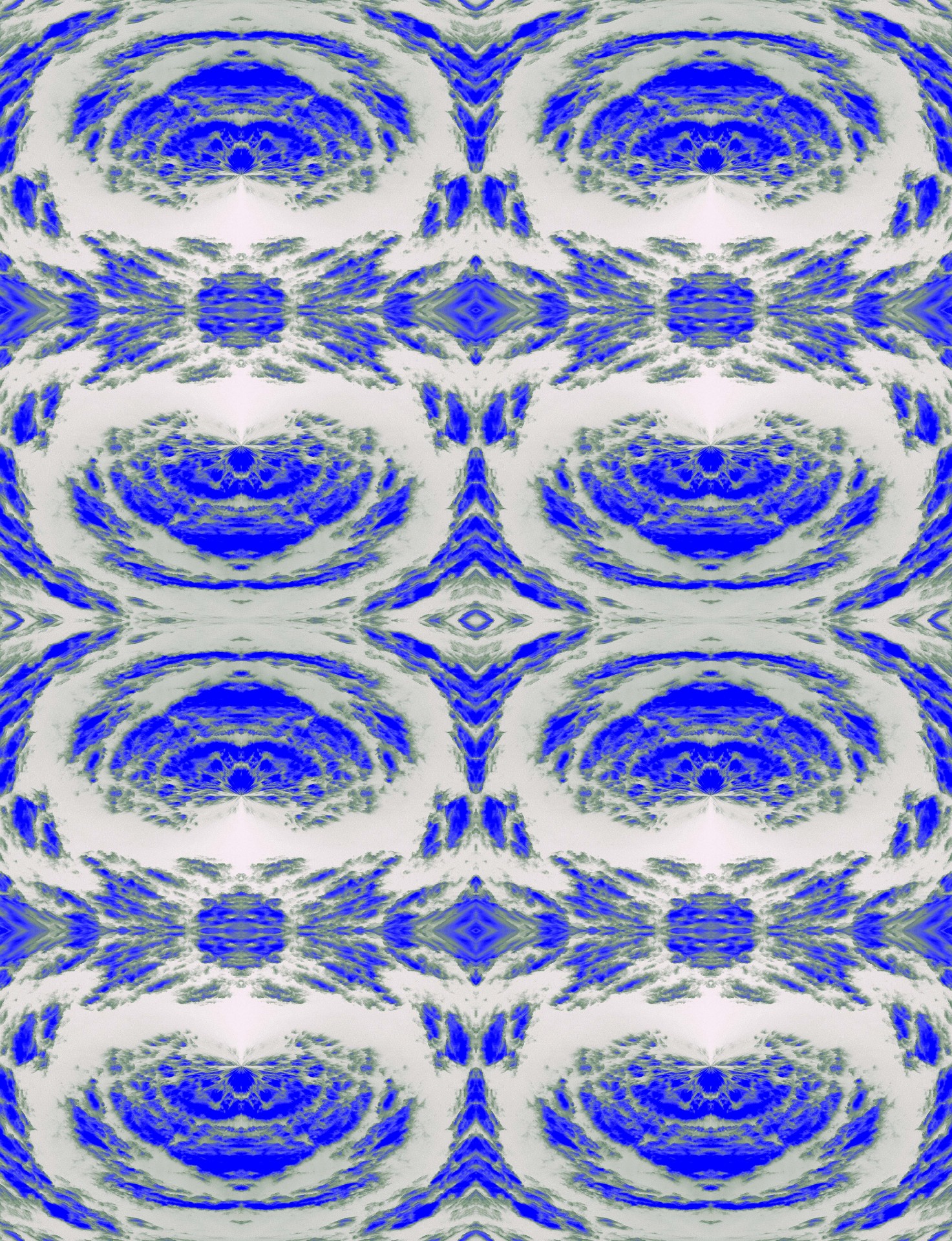 blue white pattern free photo