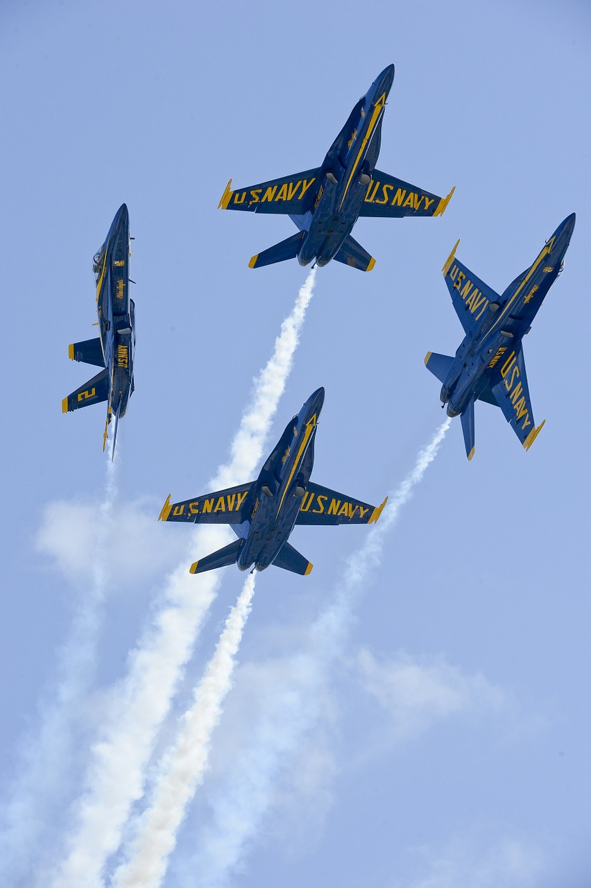 blue angels navy precision free photo