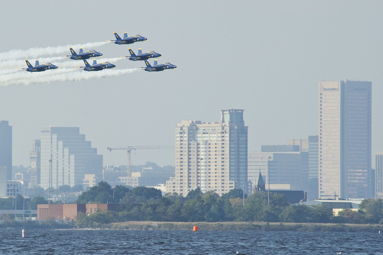 blue angels aircraft flight free photo