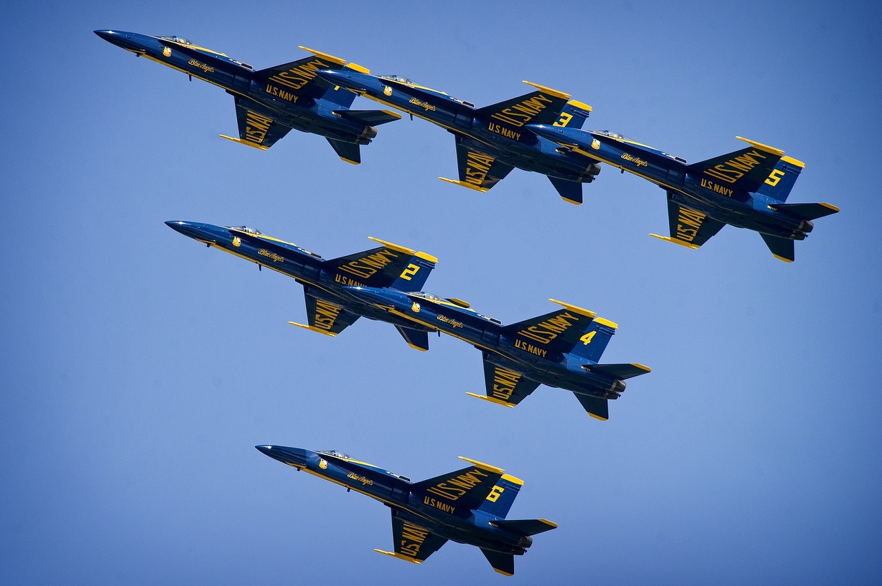 blue angels navy precision free photo