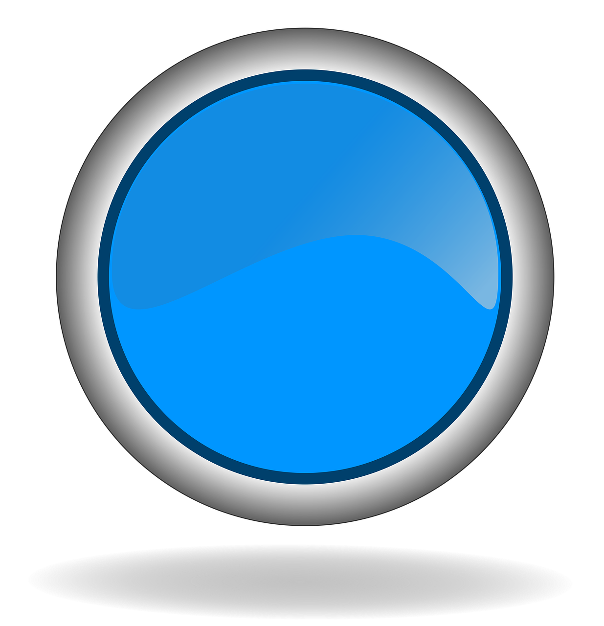 Blue button,button,web,blue,internet - free image from