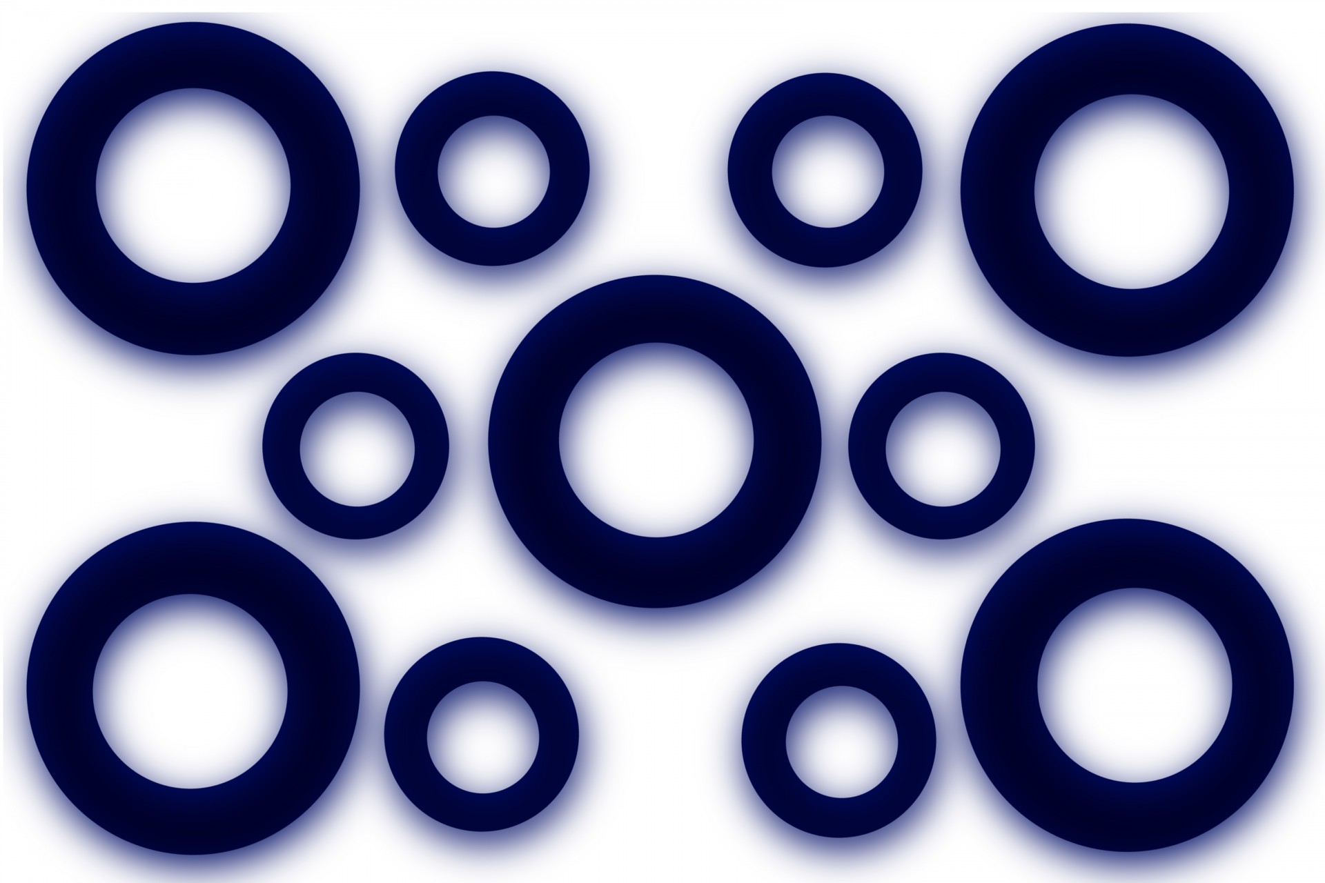 3d circles pattern free photo