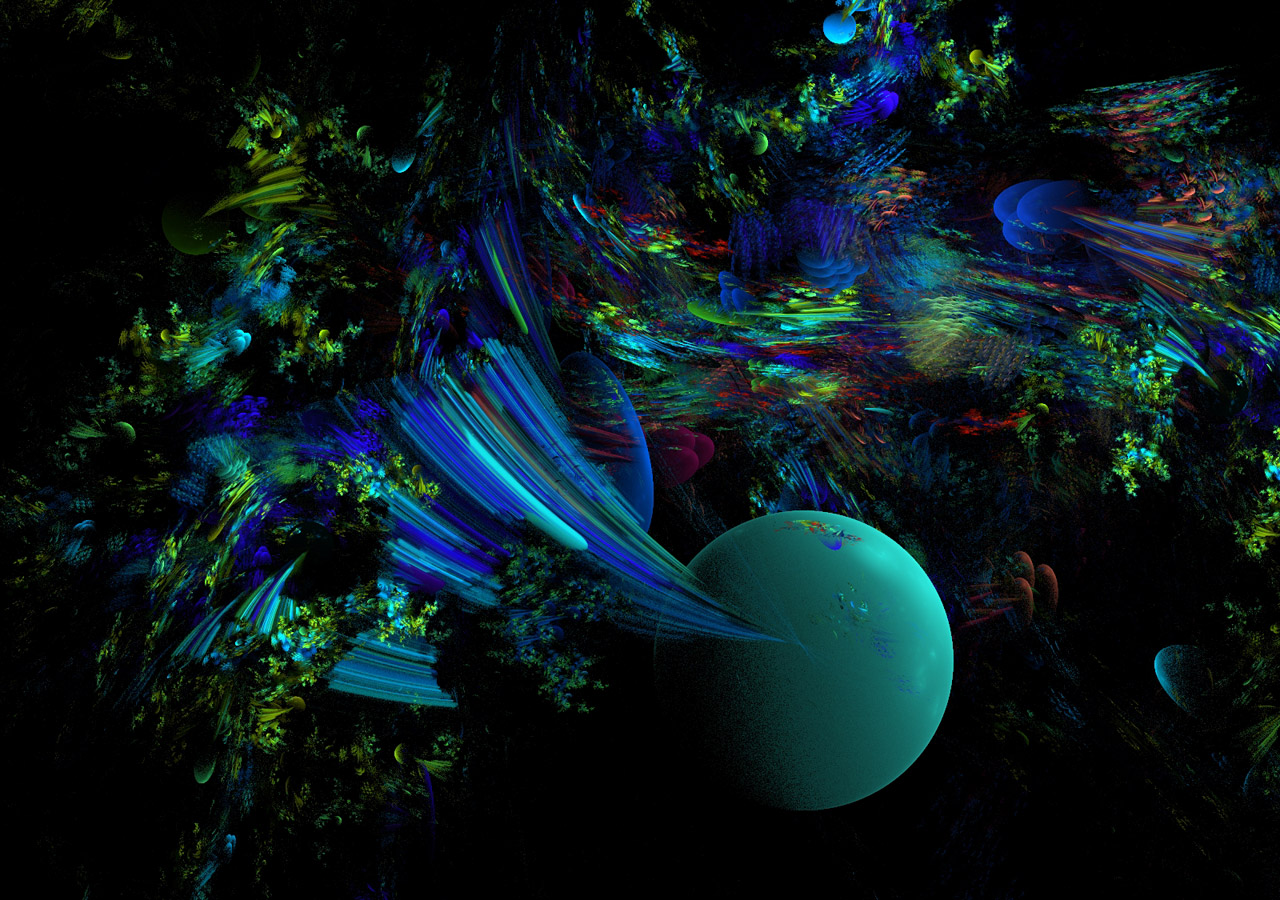 blur fractal fractals free photo