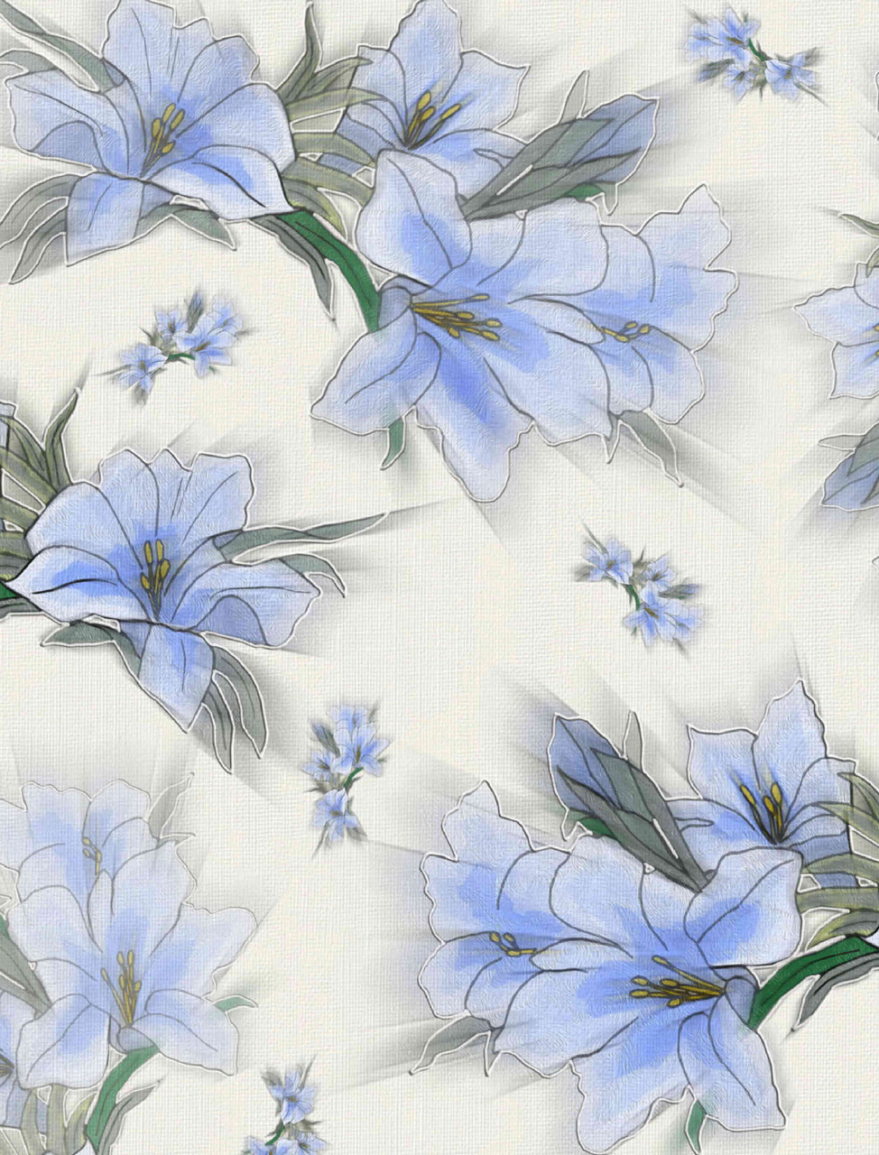 stationary blue flowers free photo