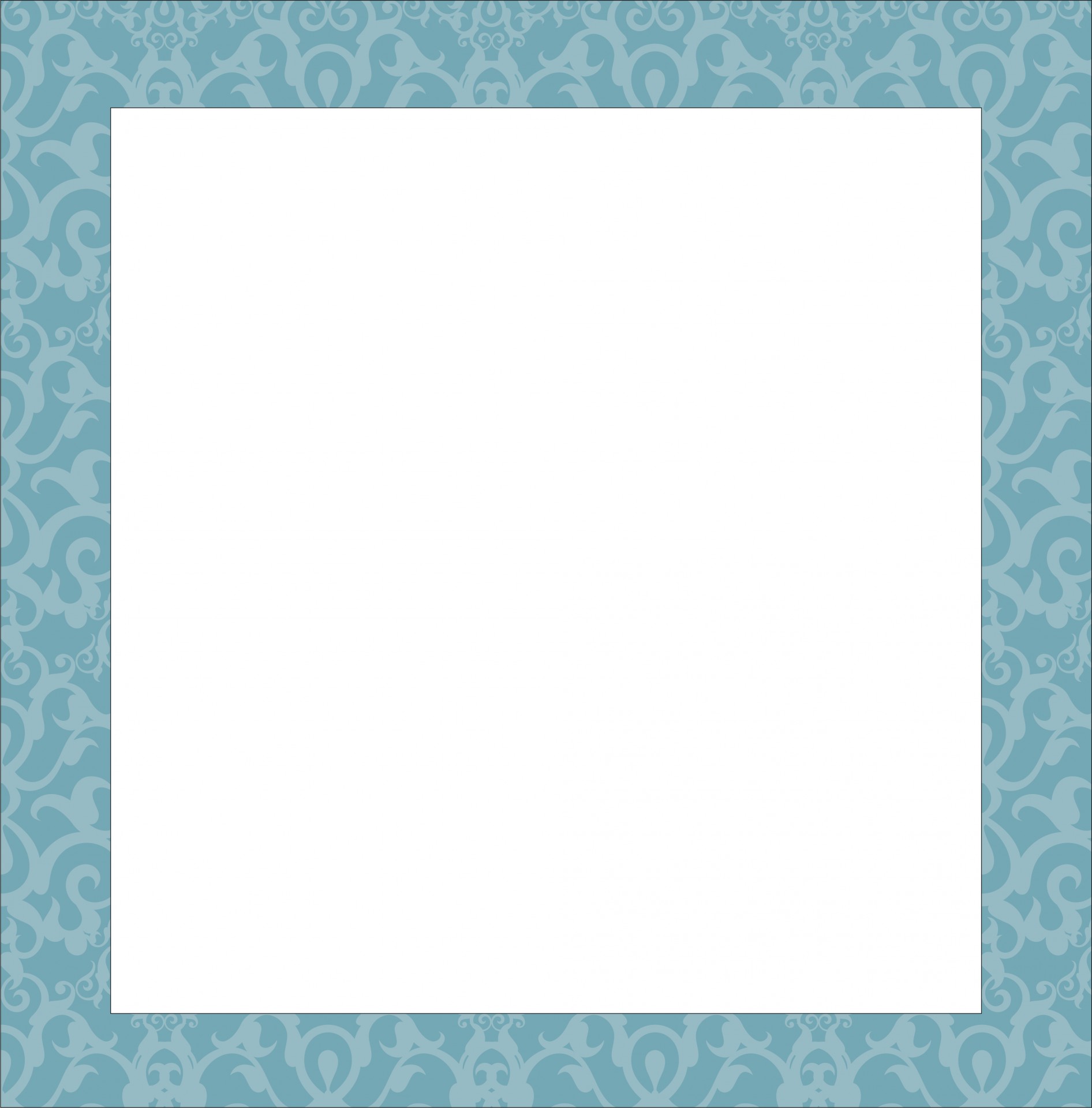 frame pattern blue free photo