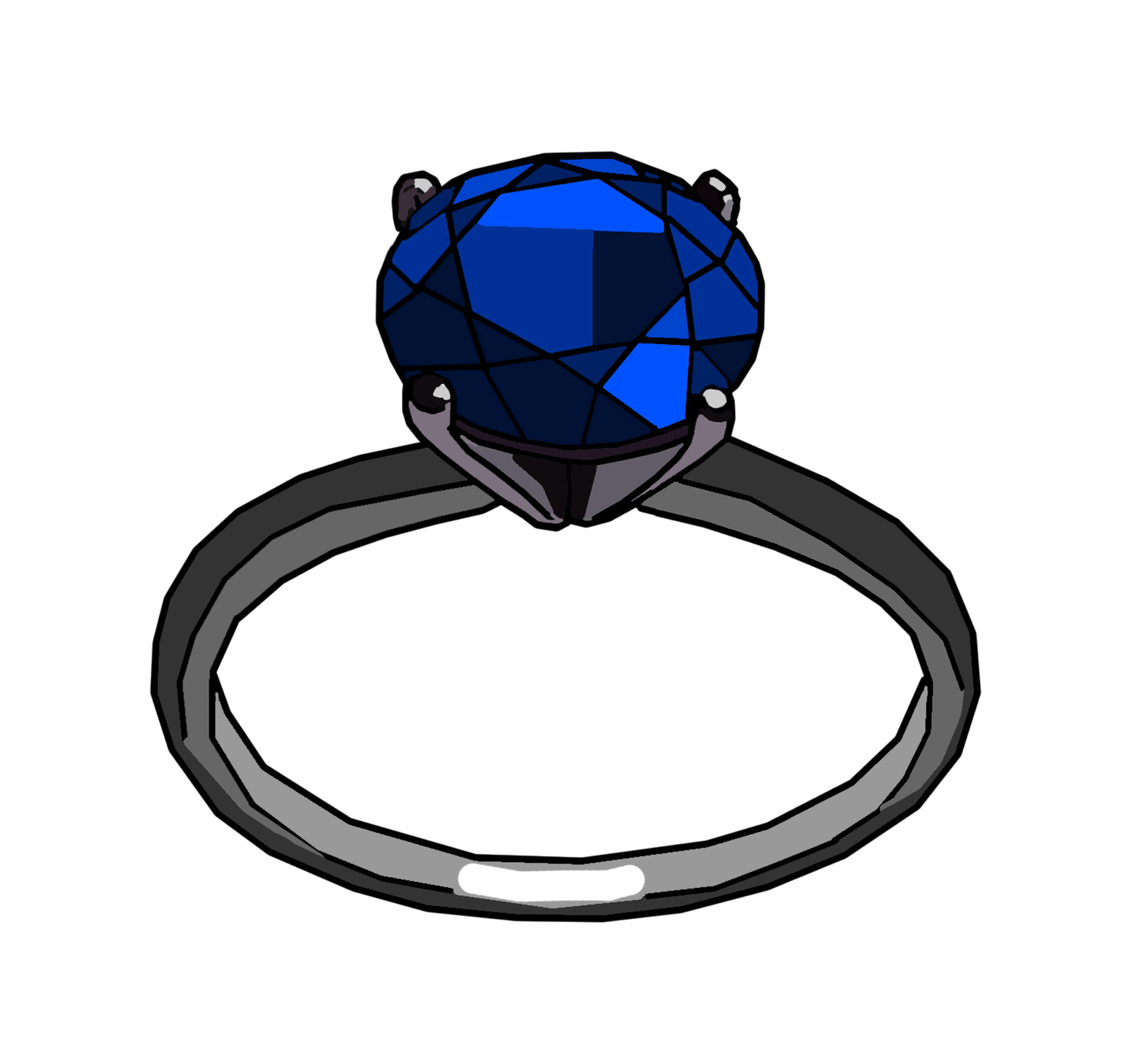 blue sapphire gem free photo