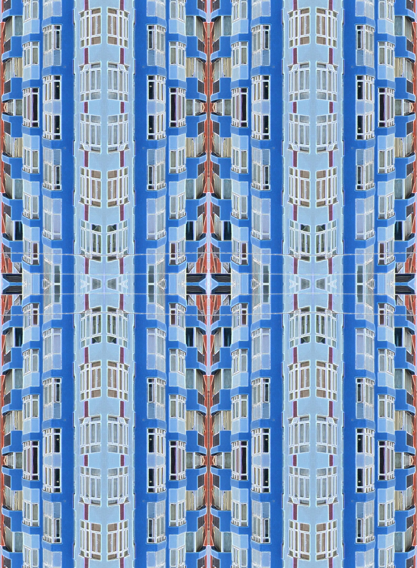 blue hues pattern grid free photo
