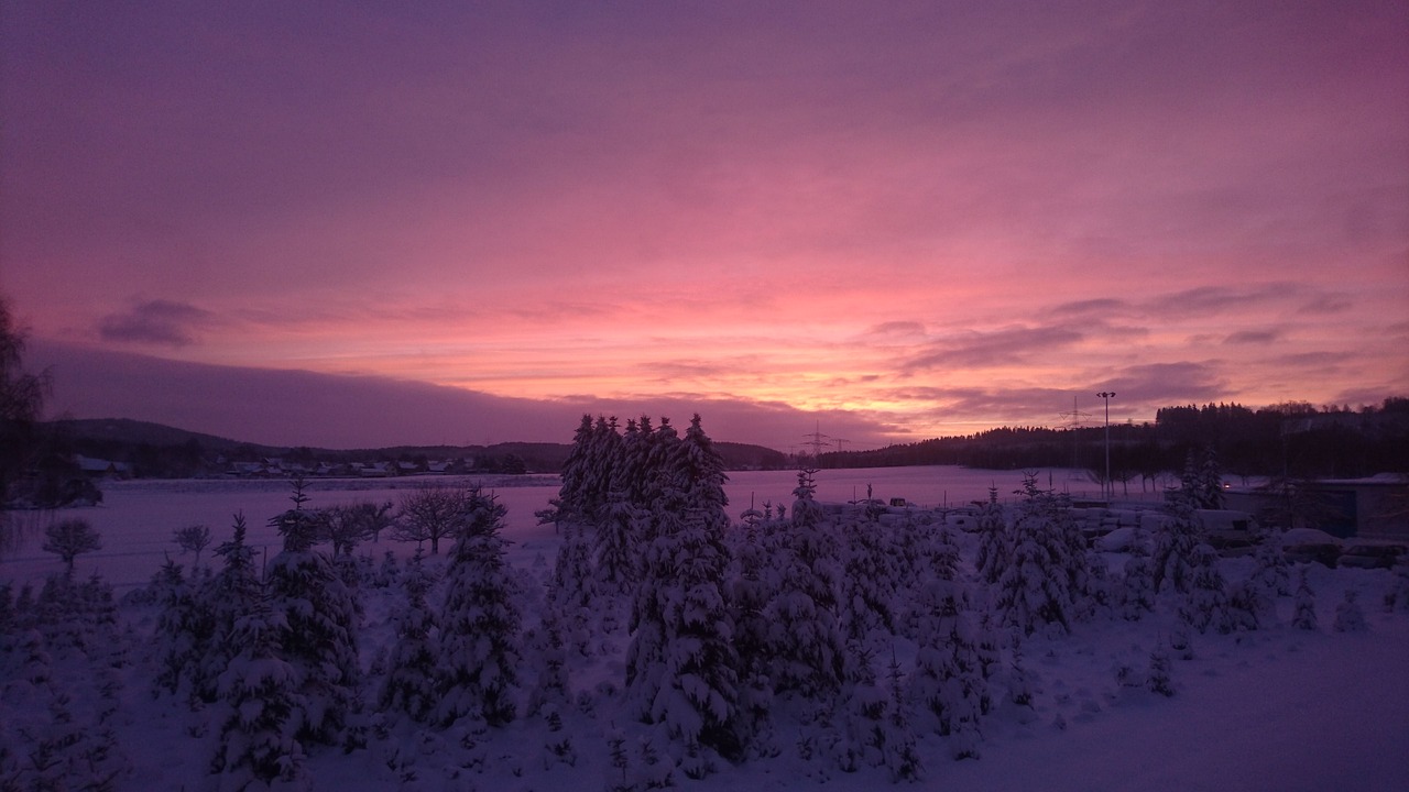 blue hour  sky  sunrise free photo