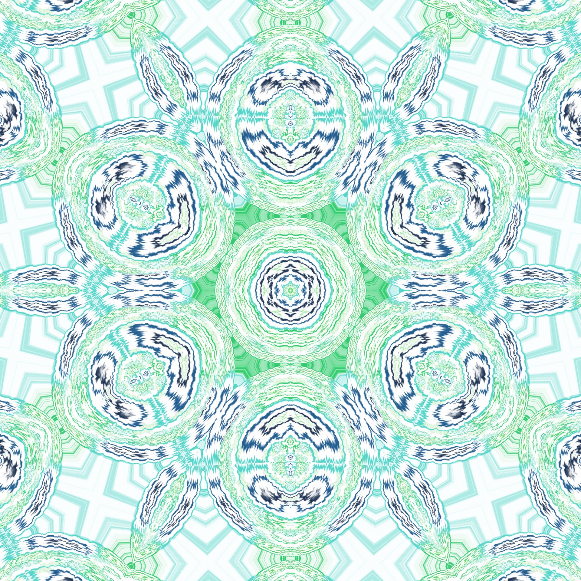 kaleidoscope abstract blue free photo