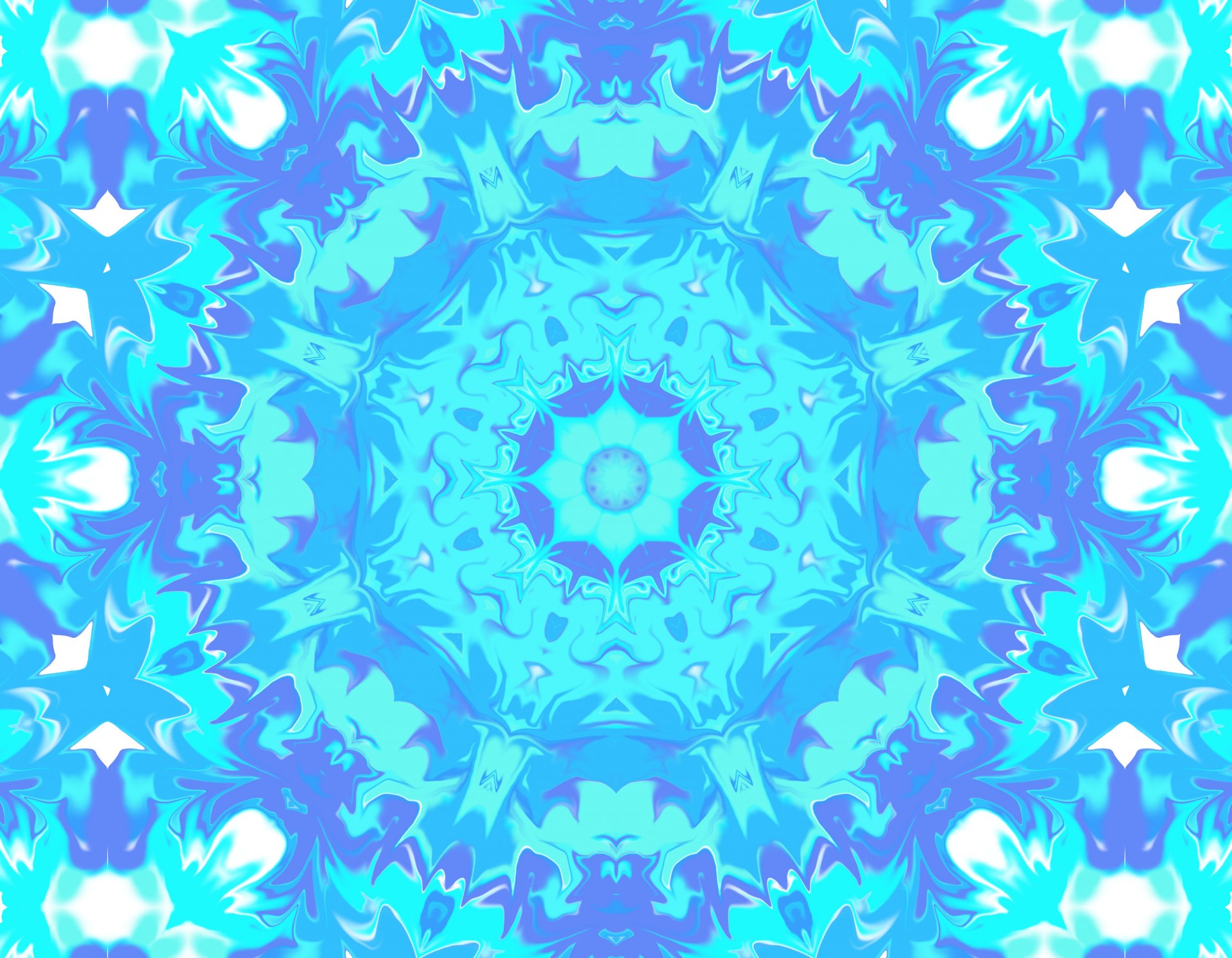 kaleidoscope blue sky free photo