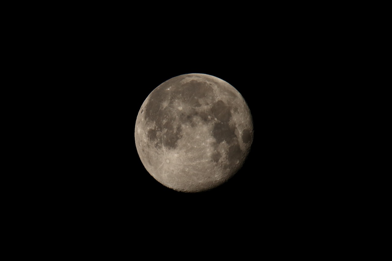 blue moon  pahrump  moon free photo