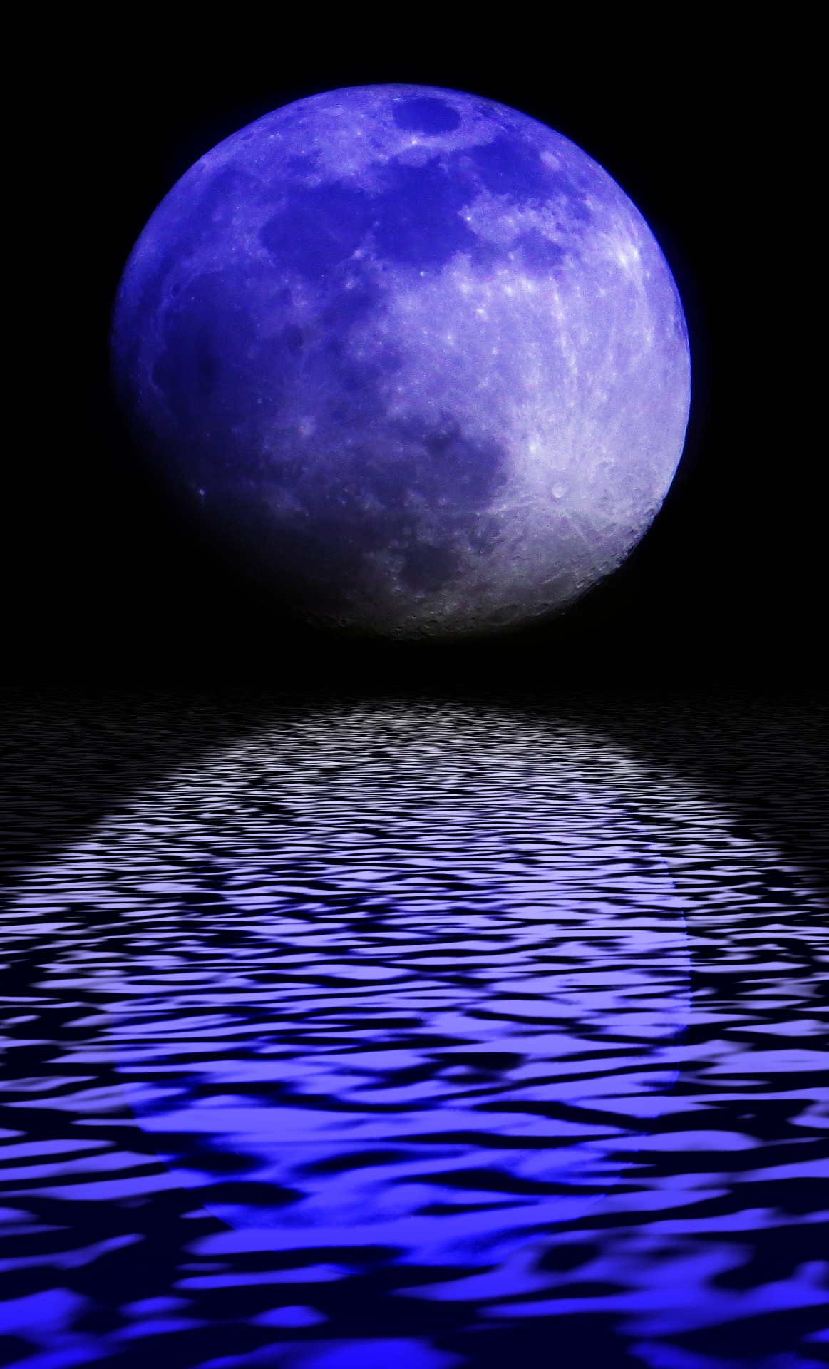 blue moon light free photo