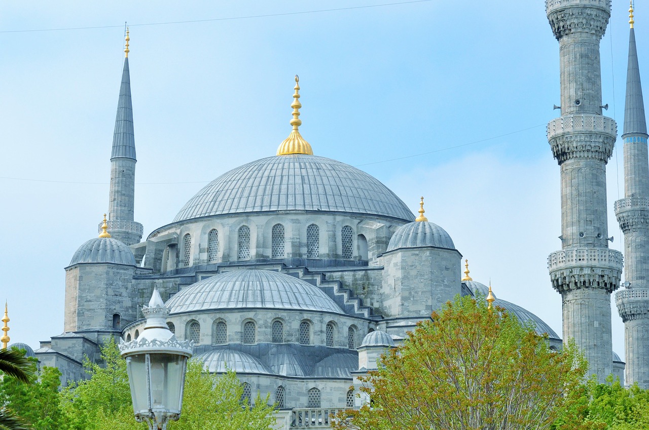 blue mosque istanbul turkey free photo