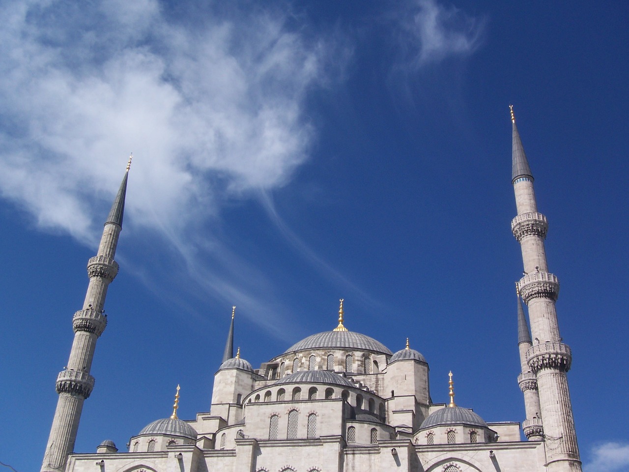 blue mosque istanbul turkey free photo