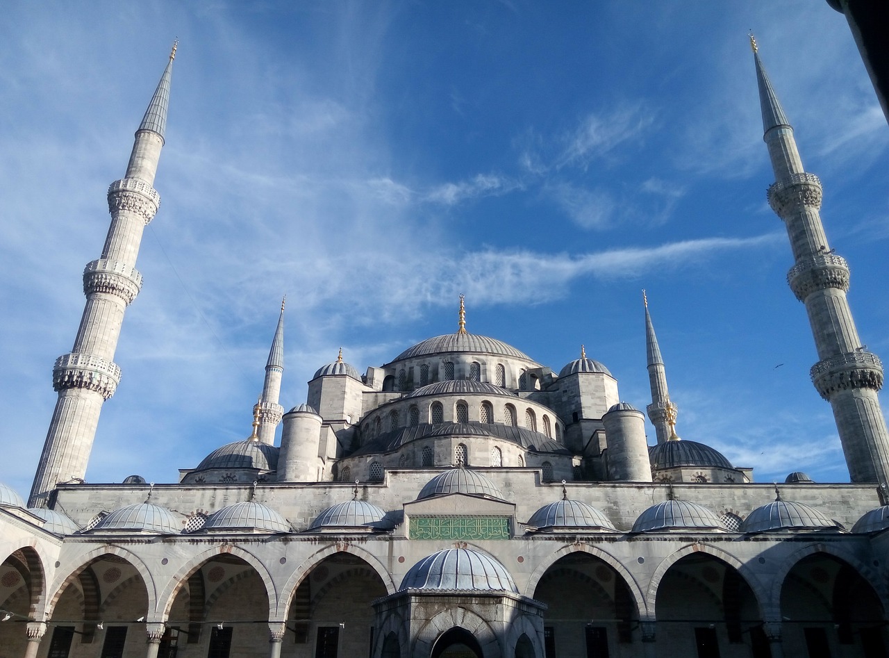 blue mosque istanbul turkish free photo