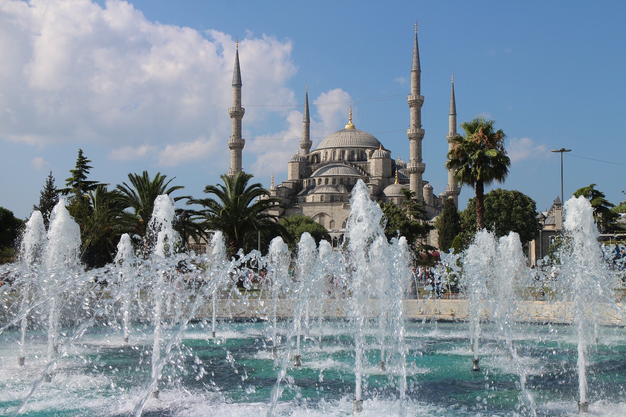 blue mosque istanbul turkish free photo