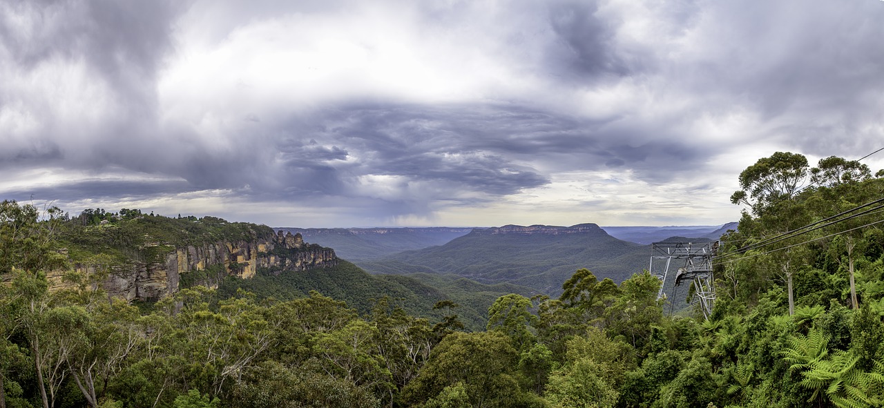 blue mountain sydney australia free photo