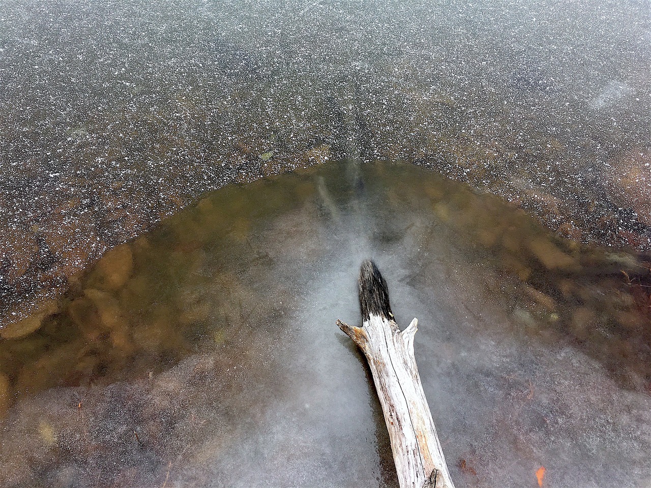 blue mountain lake frozen lake free photo