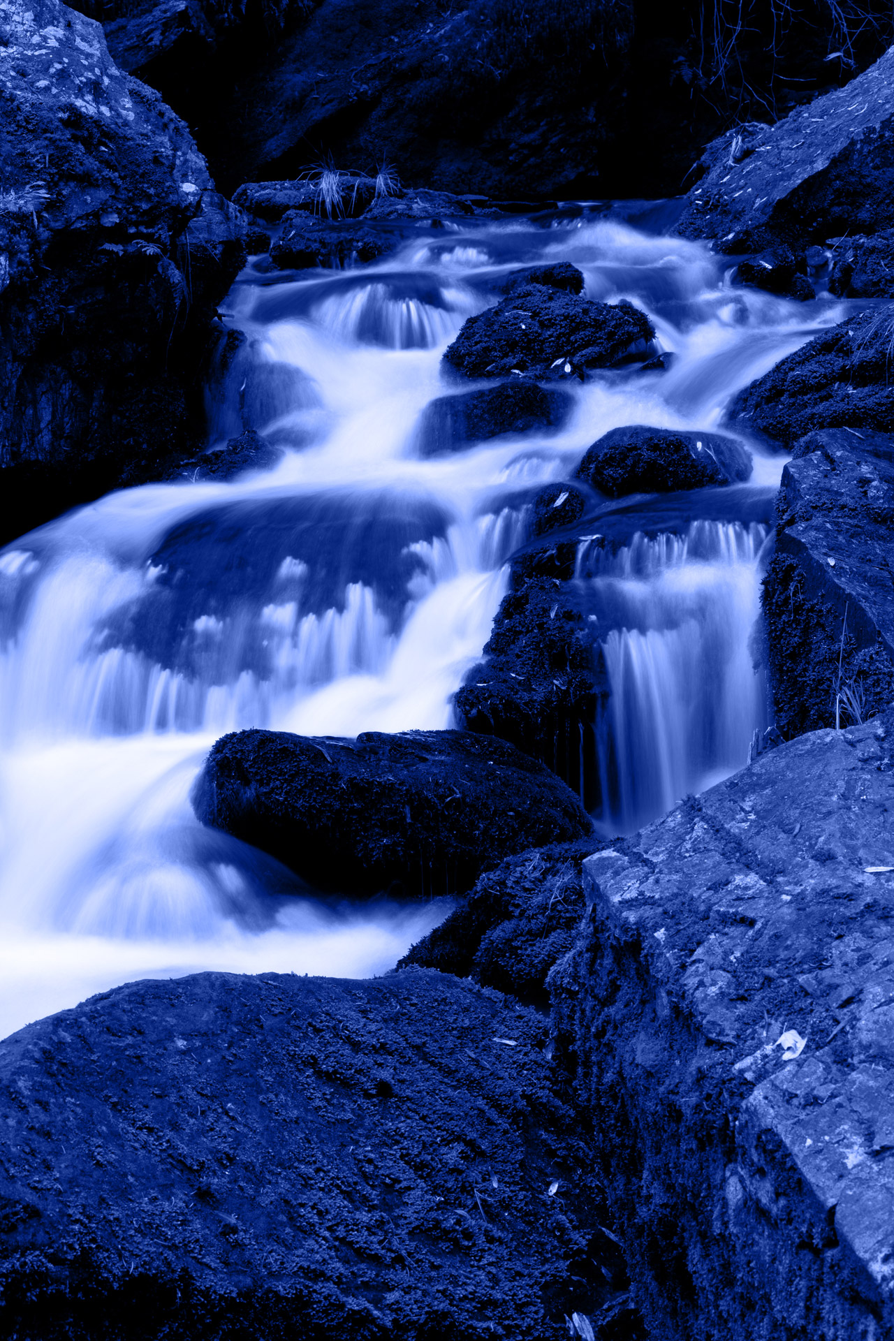 blue cascade environment free photo