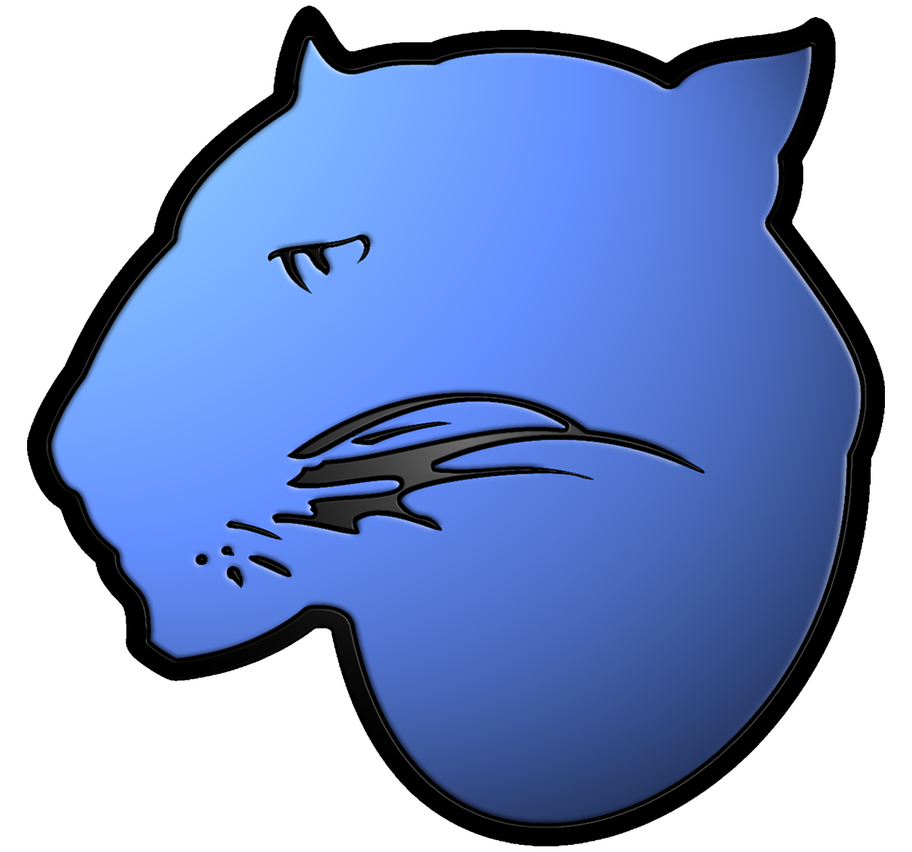 blue panther panther logo panther free photo