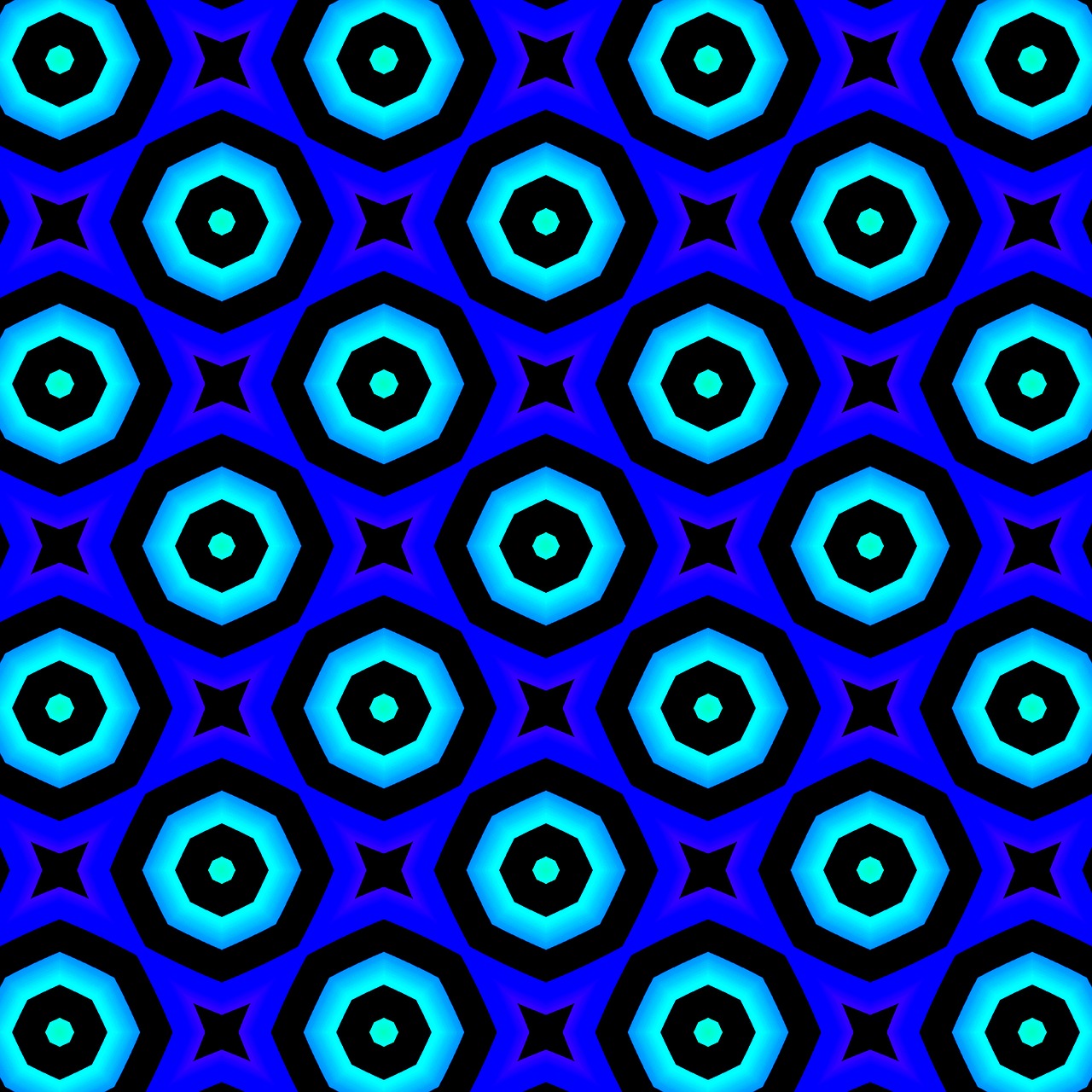 blue pattern pattern circles free photo