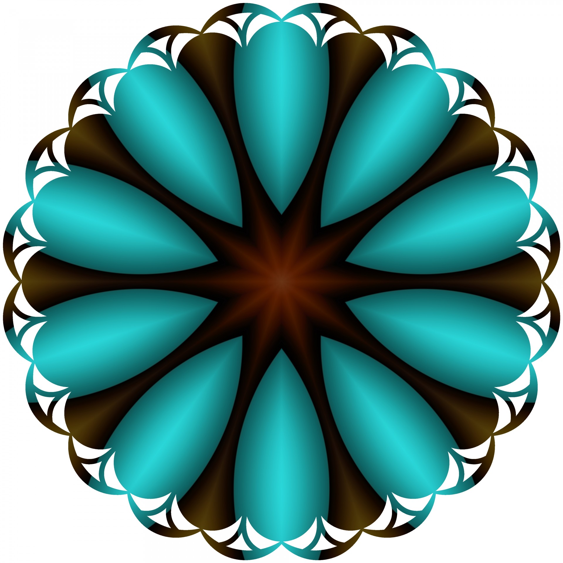 blue petals symbol free photo