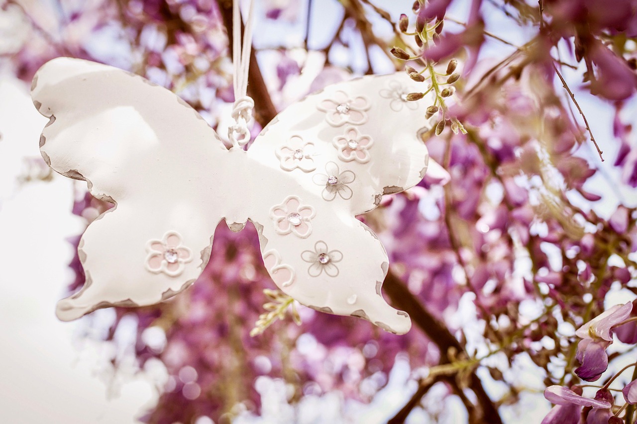 blue rain  wisteria  tree free photo