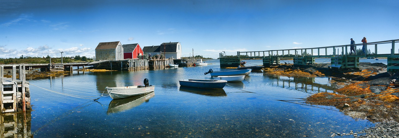 blue rocks nova scotia canada free photo