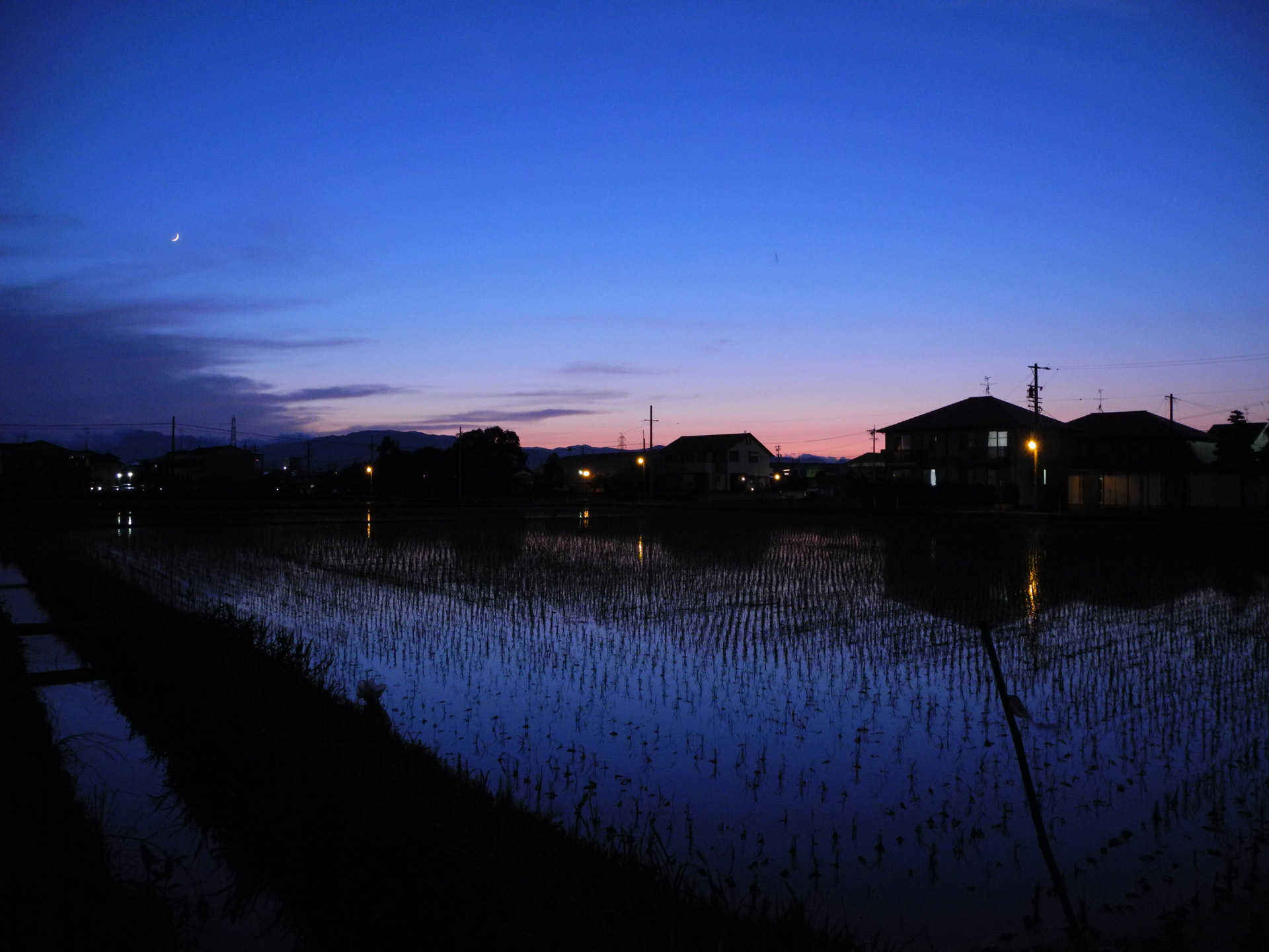 blue sky water mirror japan free photo