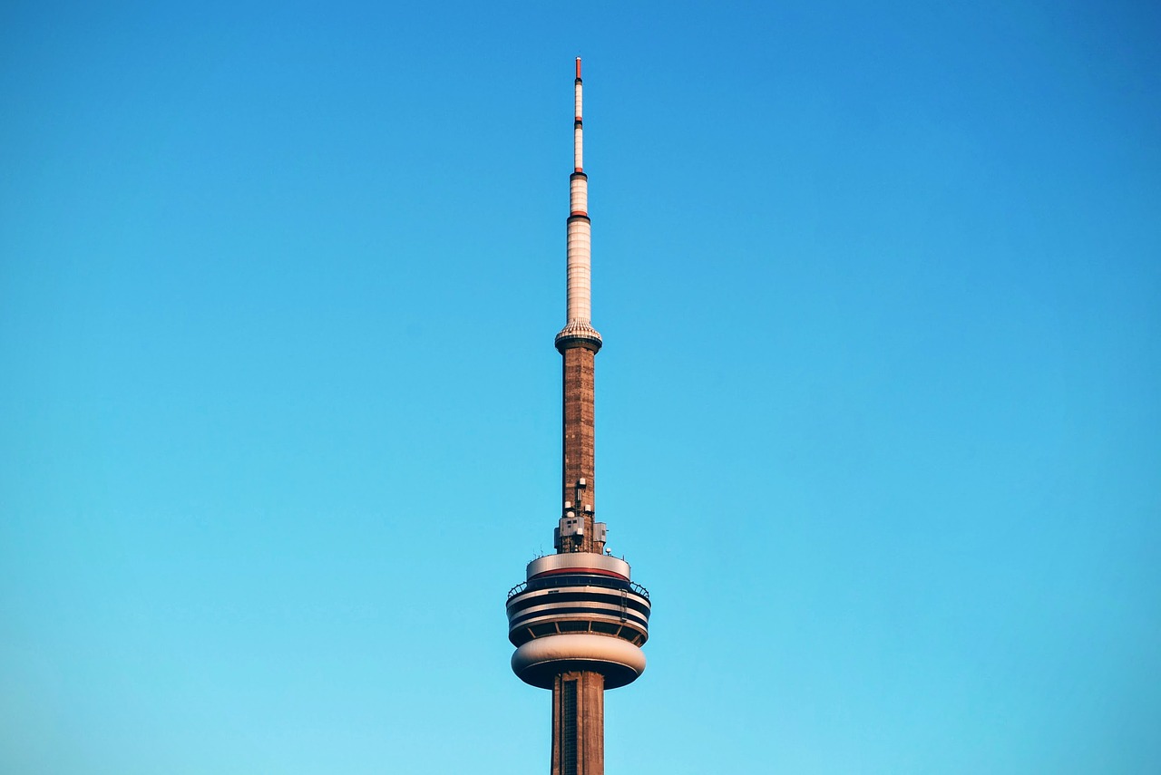 blue sky building canada free photo