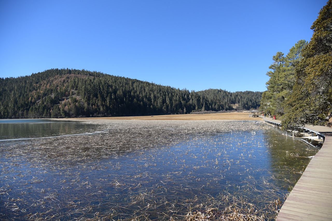 blue sky outdoor in yunnan province free photo