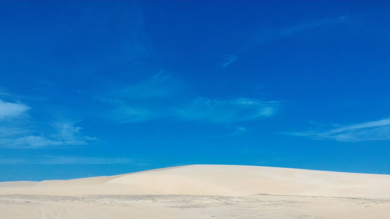 blue sky sand cloud free photo